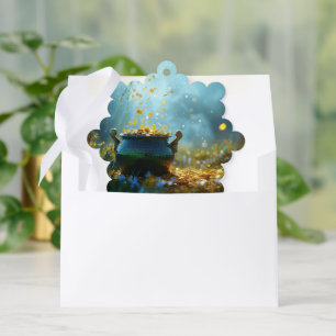 SlipperyJoe's St. Patrick's Day grote sierlijke po Ornament Kaart