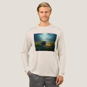 SlipperyJoe's St. Patrick's Day grote sierlijke po Tri-Blend Shirt