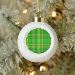 SlipperyJoe's St. Patrick's Day Iers-geïnspireerde Keramische Bal Ornament