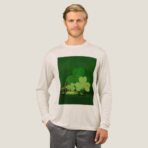 SlipperyJoe's St. Patrick's Day thema kabouter Tri-Blend Shirt