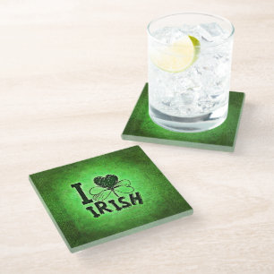 SlipperyJoe's St. Patrick's Day vakantie Ierse pr Glazen Onderzetter