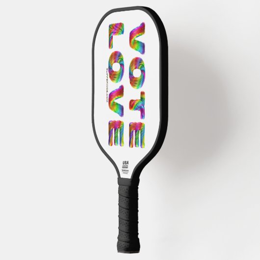 SlipperyJoe's stem liefde gelijkheid gay pride ges Pickleball Paddle (Links)