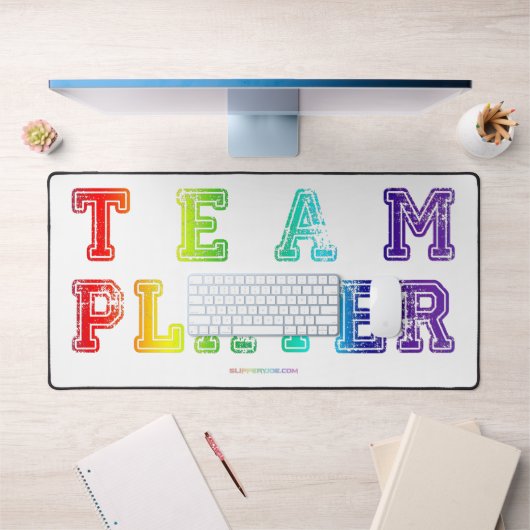 SlipperyJoe's Team Player mots gradient rainbow c (Bureau 1)