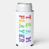 SlipperyJoe's Team Player zegt verloop regenboog c (Seltzer Voorkant)