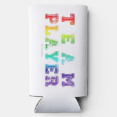 SlipperyJoe's Team Player zegt verloop regenboog c (Achterkant)