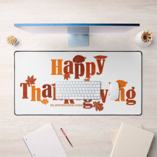 SlipperyJoe's Thanksgiving feuille brun orange tar