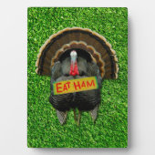 SlipperyJoe's Thanksgiving kalkoengras eten ham co Fotoplaat (voorkant)