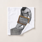 SlipperyJoe's Thanksgiving man hot six pack abs un (Gant de toilette)