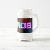 SlipperyJoe's throb regenboogachtige gradiënt dik  Bierpul (Voorkant rechts)