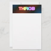 SlipperyJoe's throb regenboogachtige gradiënt dik Briefpapier (Voorkant)