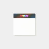 SlipperyJoe's throb regenboogachtige gradiënt dik  Post-it® Notes (Voorkant)