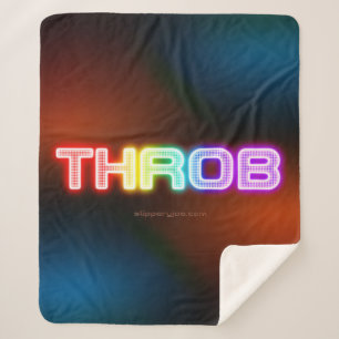 SlipperyJoe's throb regenboogachtige gradiënt dik  Sherpa Deken