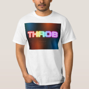 SlipperyJoe's throb regenboogachtige gradiënt dik T-shirt