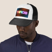 SlipperyJoe's throb regenboogachtige gradiënt dik  Trucker Pet (In situ)