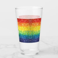 SlipperyJoe's tie-dye vlag regenboog ingedrukt in