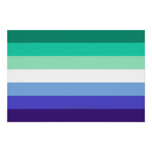 SlipperyJoe's trans-inclusieve vlaggencode voor ho Perfect Poster