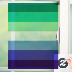 SlipperyJoe's trans-inclusieve vlaggencode voor ho Raamsticker