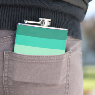 SlipperyJoe's trans-inclusieve vlaggpalet voor hom Heupfles