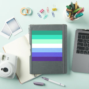 SlipperyJoe's trans-inclusieve vlaggpalet voor hom Sticker