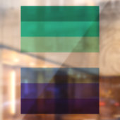 SlipperyJoe's Trans-Inclusive Gay Mannen Raamsticker (Vel 2)