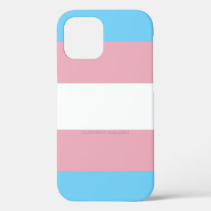 SlipperyJoe's transgender trotskleurvlag zichtbaar iPhone 12 Pro Hoesje