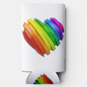 SlipperyJoe's trots hartvorm meerdere horizontaal (Achterkant)