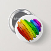 SlipperyJoe's trots hartvorm meerdere horizontaal Ronde Button 5,7 Cm (Voorkant /achterkant)