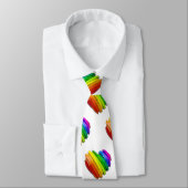 SlipperyJoe's trots hartvorm meerdere horizontaal Stropdas (Gebonden)