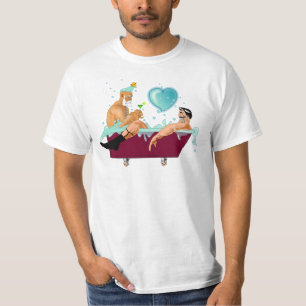SlipperyJoe's twee homoseksuele mannen houden van  T-shirt