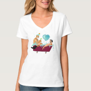 SlipperyJoe's twee homoseksuele mannen houden van  T-shirt