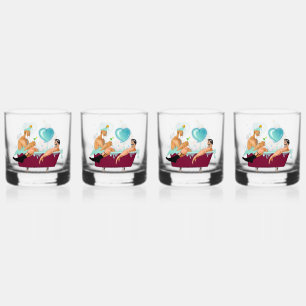 SlipperyJoe's twee homoseksuele mannen houden van Whisky Glas