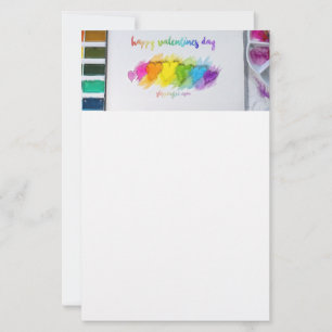 SlipperyJoe's Valentijnsdag gevoel LGBTQ+ homo Briefpapier