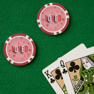 SlipperyJoe's Valentijnsdagcadeaus romantische too Poker Chips