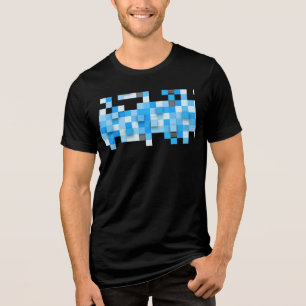 SlipperyJoe's vierkante kunstwerk mozaïek moderne Tri-Blend Shirt