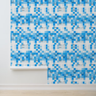 SlipperyJoe's vierkanten maken kunst mozaïek moder Behang