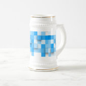 SlipperyJoe's vierkanten maken kunst mozaïek moder Bierpul (Voorkant rechts)