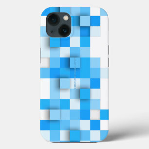 SlipperyJoe's vierkanten maken kunst mozaïek moder iPhone 13 Hoesje