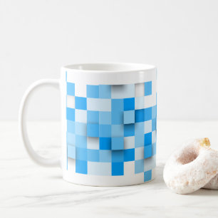 SlipperyJoe's vierkanten maken kunst mozaïek moder Koffiemok