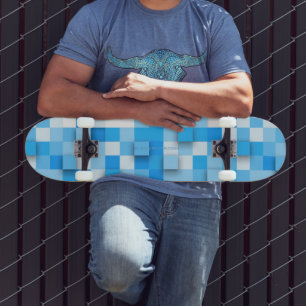 SlipperyJoe's vierkanten maken kunst mozaïek moder Skateboard