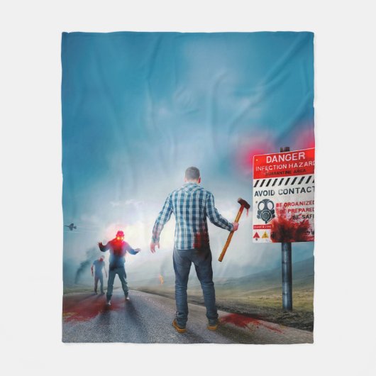 SlipperyJoe's vrolijke Halloween gloeiende ogen zo Fleece Deken (Voorkant)