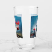 SlipperyJoe's vrolijke Halloween gloeiende ogen zo Glas (Links)