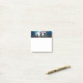 SlipperyJoe's vrolijke Halloween gloeiende ogen zo Post-it® Notes (Op bureau)