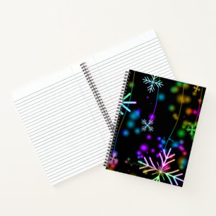 SlipperyJoe's vrolijke levendige kerstsfeer Notitieboek