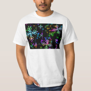 SlipperyJoe's vrolijke levendige kerstsfeer T-shirt