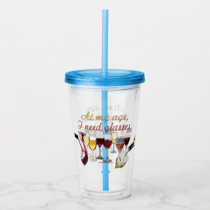 SlipperyJoe's wijn drinkglas ondeugende grap rood Acryl Drinkbeker