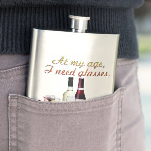 SlipperyJoe's wijn drinkglas ondeugende grap rood Flacon