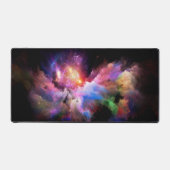 SlipperyJoe's wolkenkunstwerk abstracte levendige  Bureaumat (Voorkant)