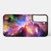 SlipperyJoe's wolkenkunstwerk abstracte levendige  Samsung Galaxy Hoesje (Achterkant horizontaal)