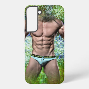 SlipperyJoe's zeer gespierde volwassen man zonder Samsung Galaxy Hoesje