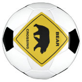 SlipperySignal de passage de l'ours de Joe silhoue (Tourné)